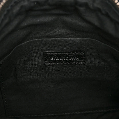 Balenciaga Lambskin Classic Hardware Neo Lift Hip Bag Black 7 of 10