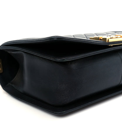 Chanel Calfskin Quilted Medium Boy Flap Black 16 of 21