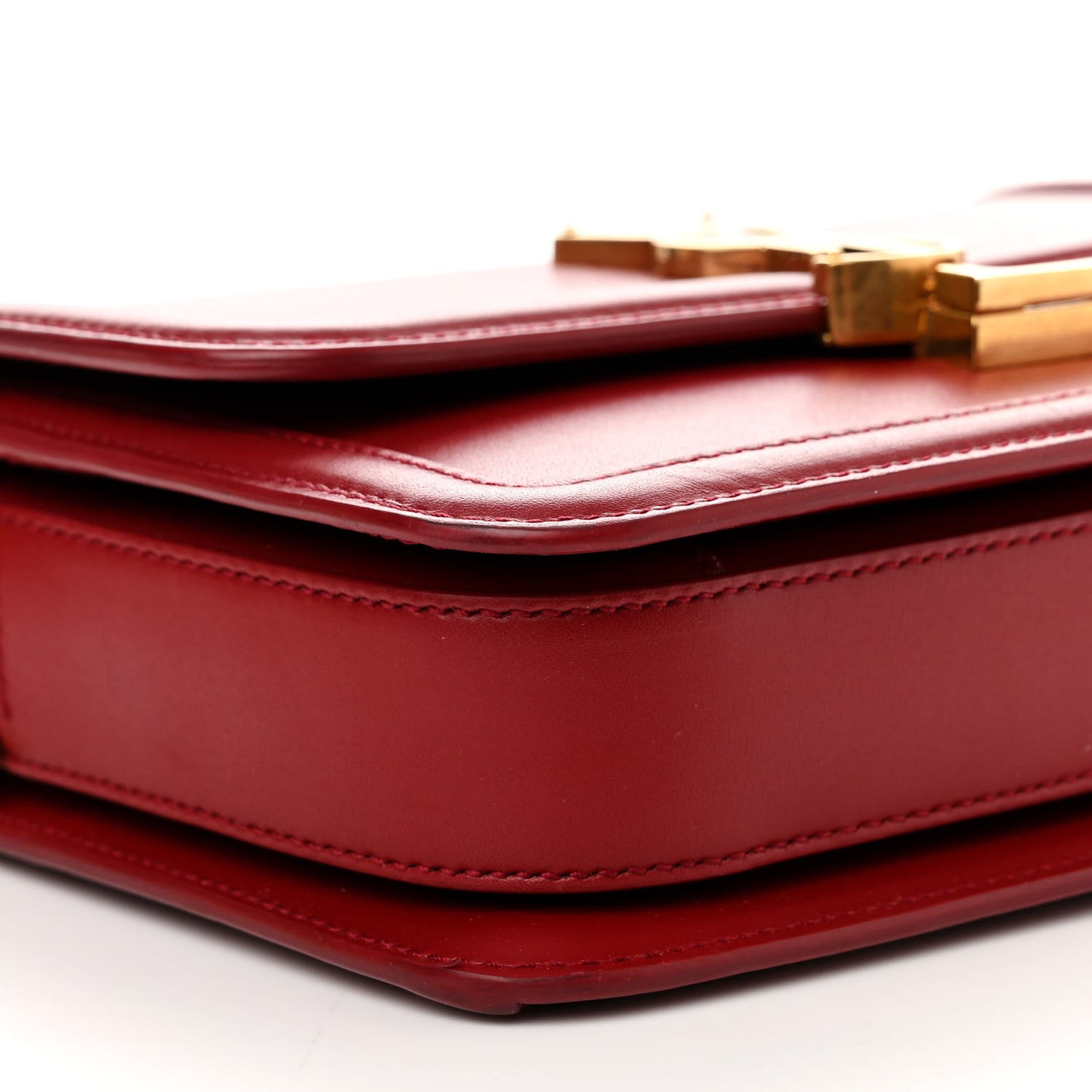 Smooth Calfskin Small Solferino Satchel Rouge Opyum