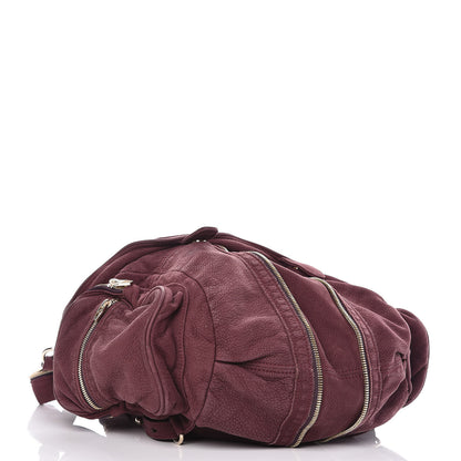 Alexander Wang Nubuck Marti Backpack Bag Burgundy 5 of 12