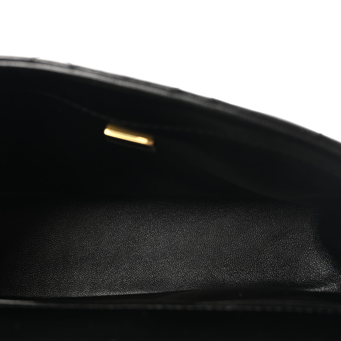 Shiny Lambskin Quilted Coco Trip Flap Bag Black