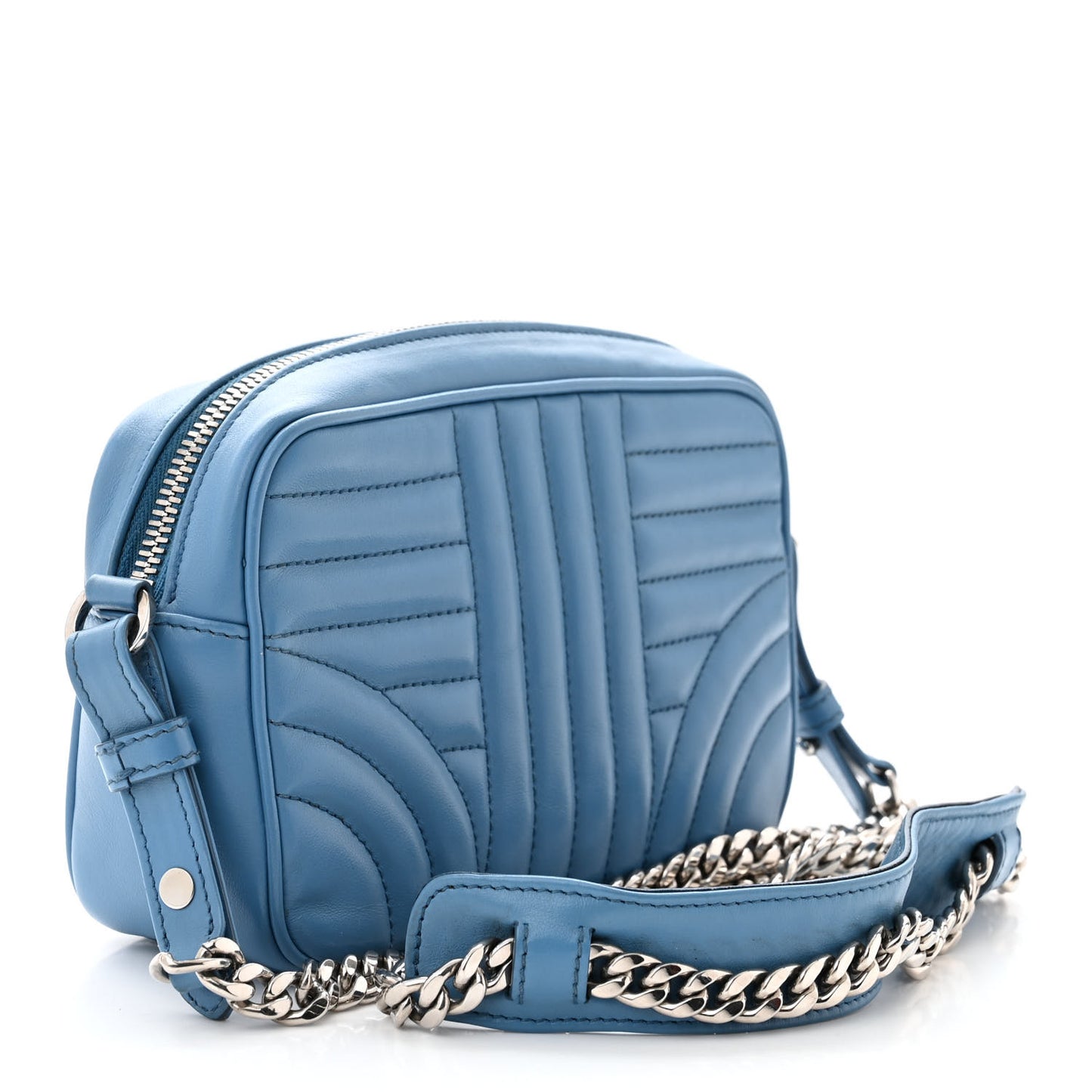 Soft Calfskin Diagramme Camera Bag Rosso