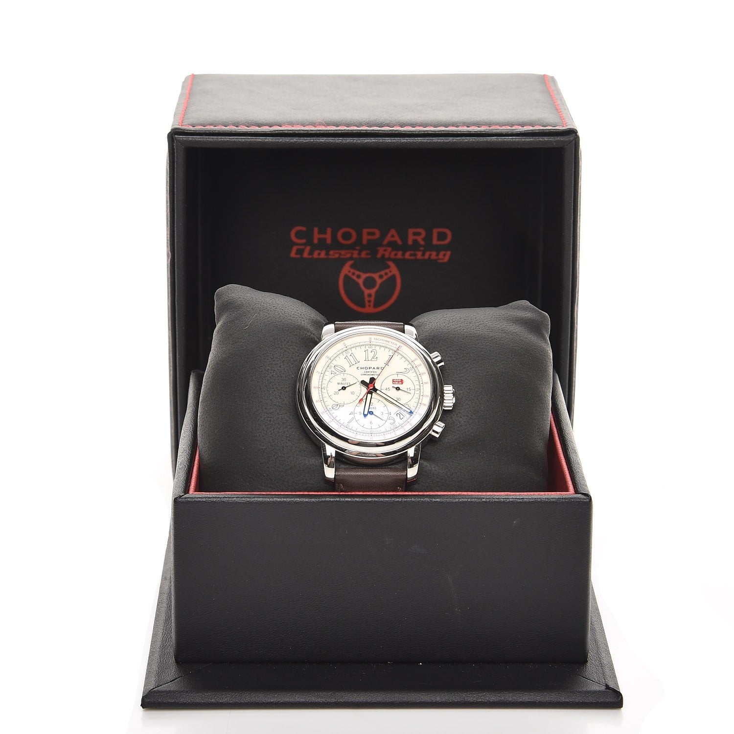 Chopard Stainless Steel Calfskin 42mm 1000 Mille Miglia Chronograph Automatic Watch 10 of 10