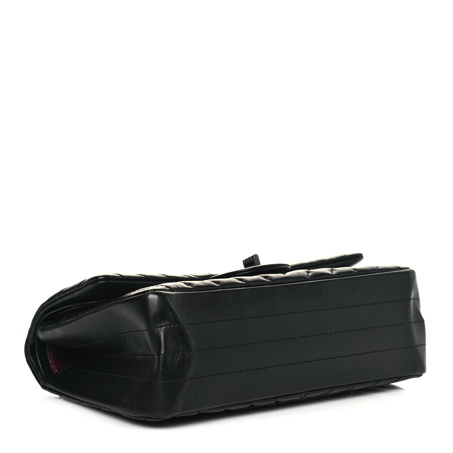 Chanel Aged Calfskin Chevron Quilted 2.55 Reissue 225 Flap So Black 4 of 14