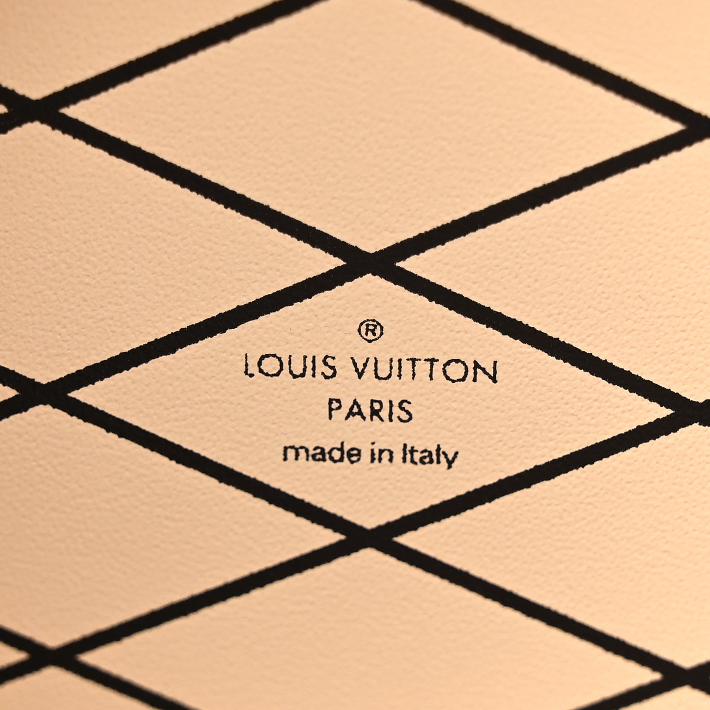 Lambskin Malletage Petite Malle Black Beige