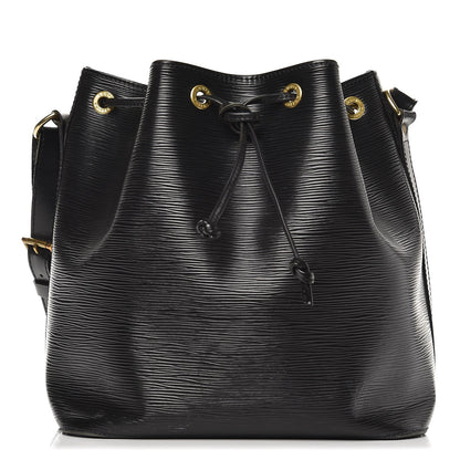 Louis Vuitton Epi Petit Noe Black 1 of 15