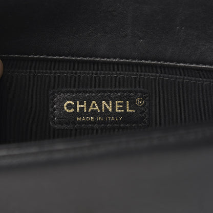 Chanel Lambskin Quilted Small Boy Flap Black 5 of 10