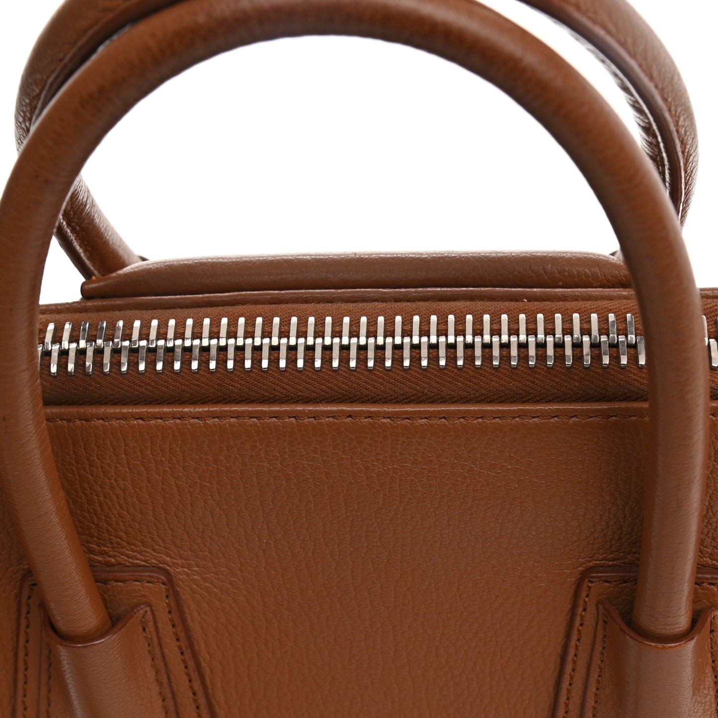 Sugar Goatskin Small Antigona Caramel