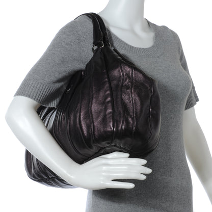 Prada Nappa Mordore Stripes Shoulder Bag Ribes 2 of 10