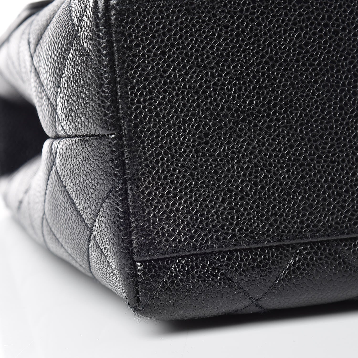 Chanel Caviar Quilted Jumbo Kelly Flap Black 10 of 11