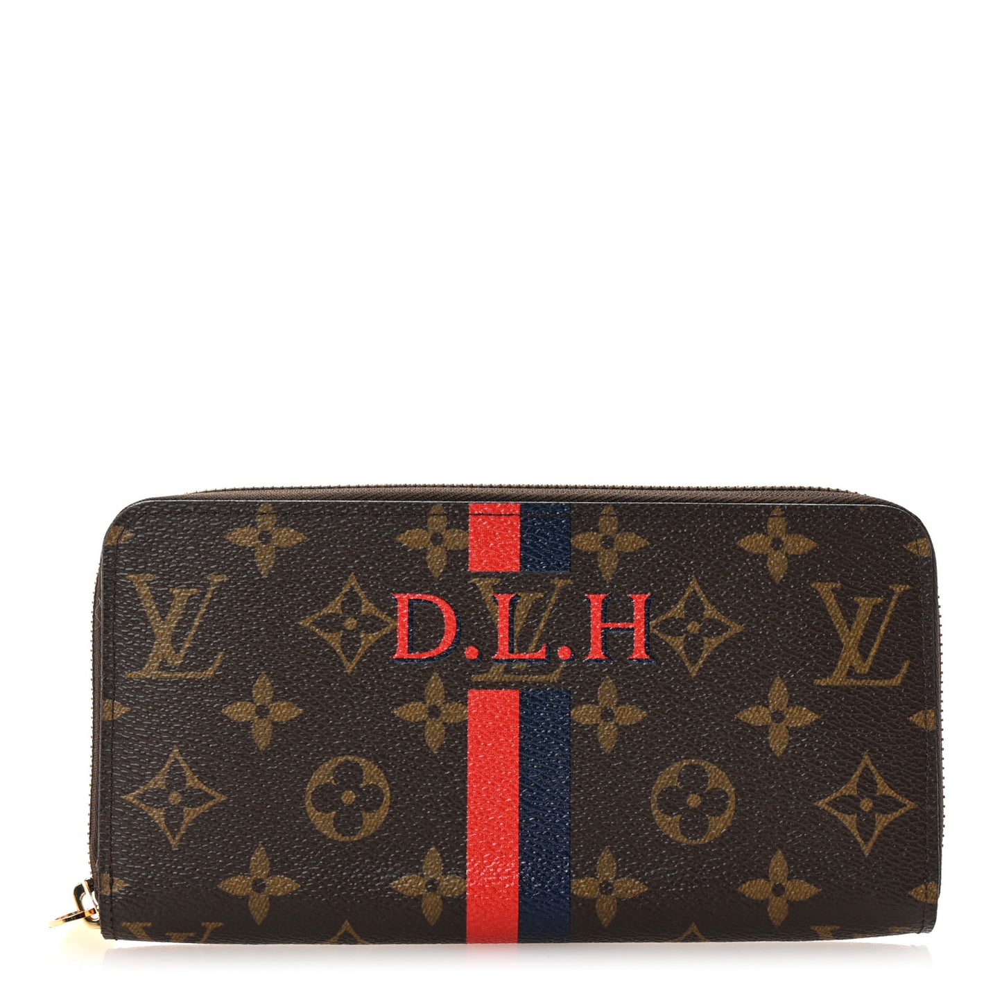 Monogram My LV Heritage Zippy Organizer Wallet Marine Rouge
