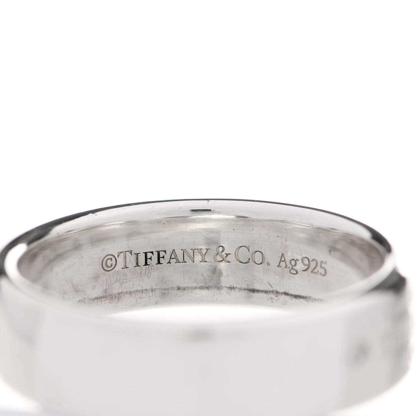 Sterling Silver Diamond Return to Tiffany Narrow Ring 59 8.75