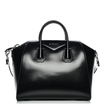 Givenchy Shiny Lord Calfskin Medium Antigona Black 1 of 7