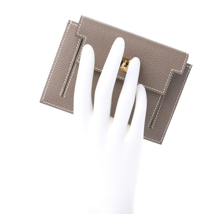 Hermes Epsom Kelly Pocket Compact Wallet Etoupe 2 of 7