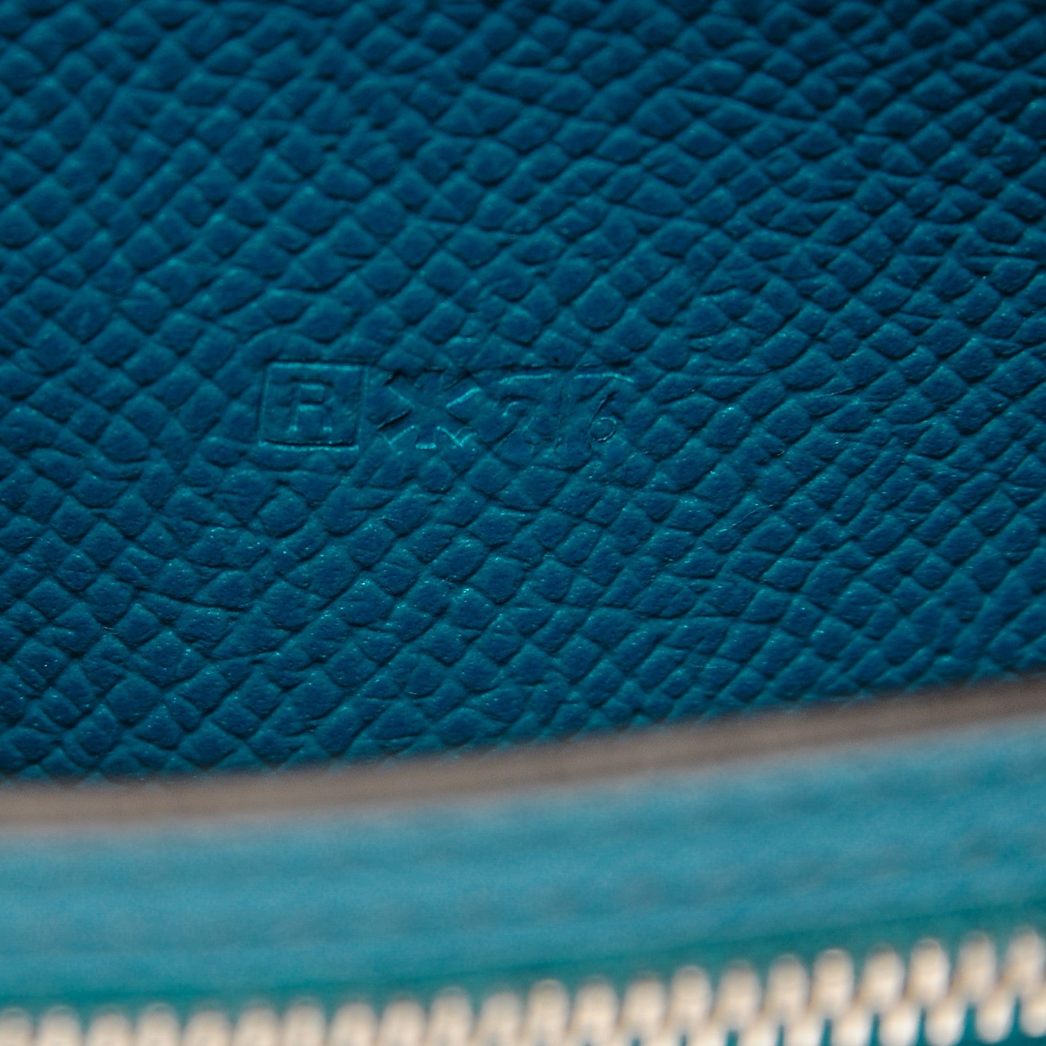Hermes Epsom Globe Trotter Zip Agenda GM Bleu Izmir 7 of 12