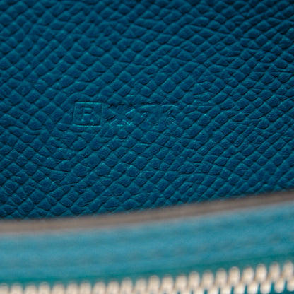 Hermes Epsom Globe Trotter Zip Agenda GM Bleu Izmir 7 of 12