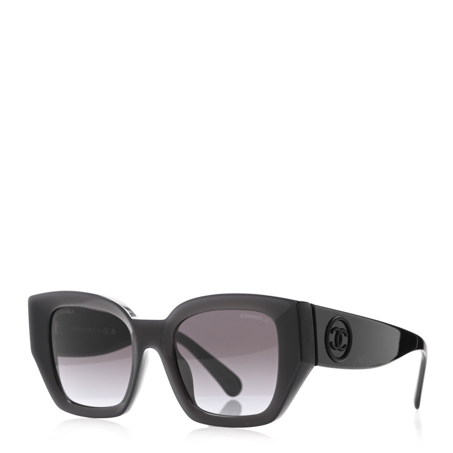 Chanel Acetate Square Sunglasses 5506-A Dark Grey 1 of 6