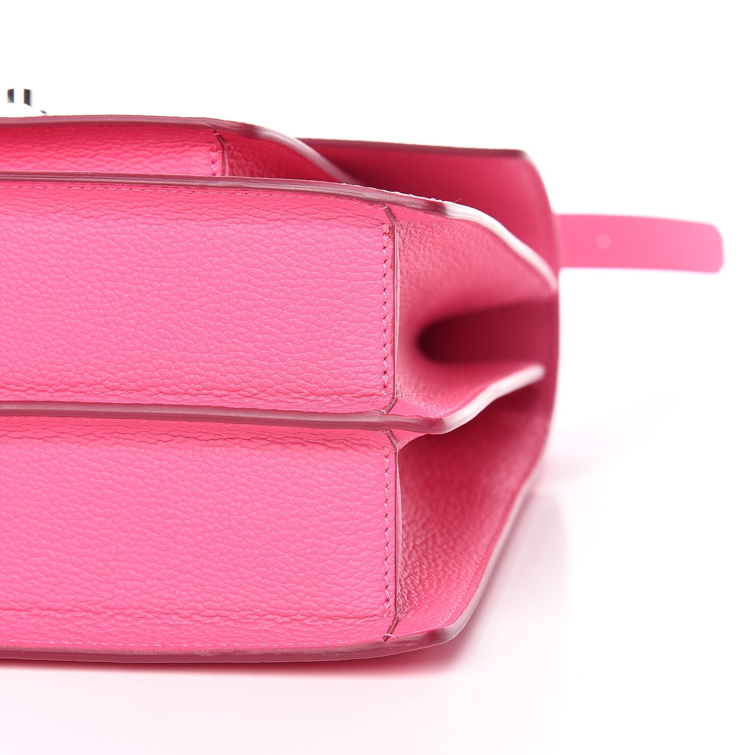 MCM Grained Calfskin Medium Patricia Park Avenue Satchel Sugar Pink 6 of 9