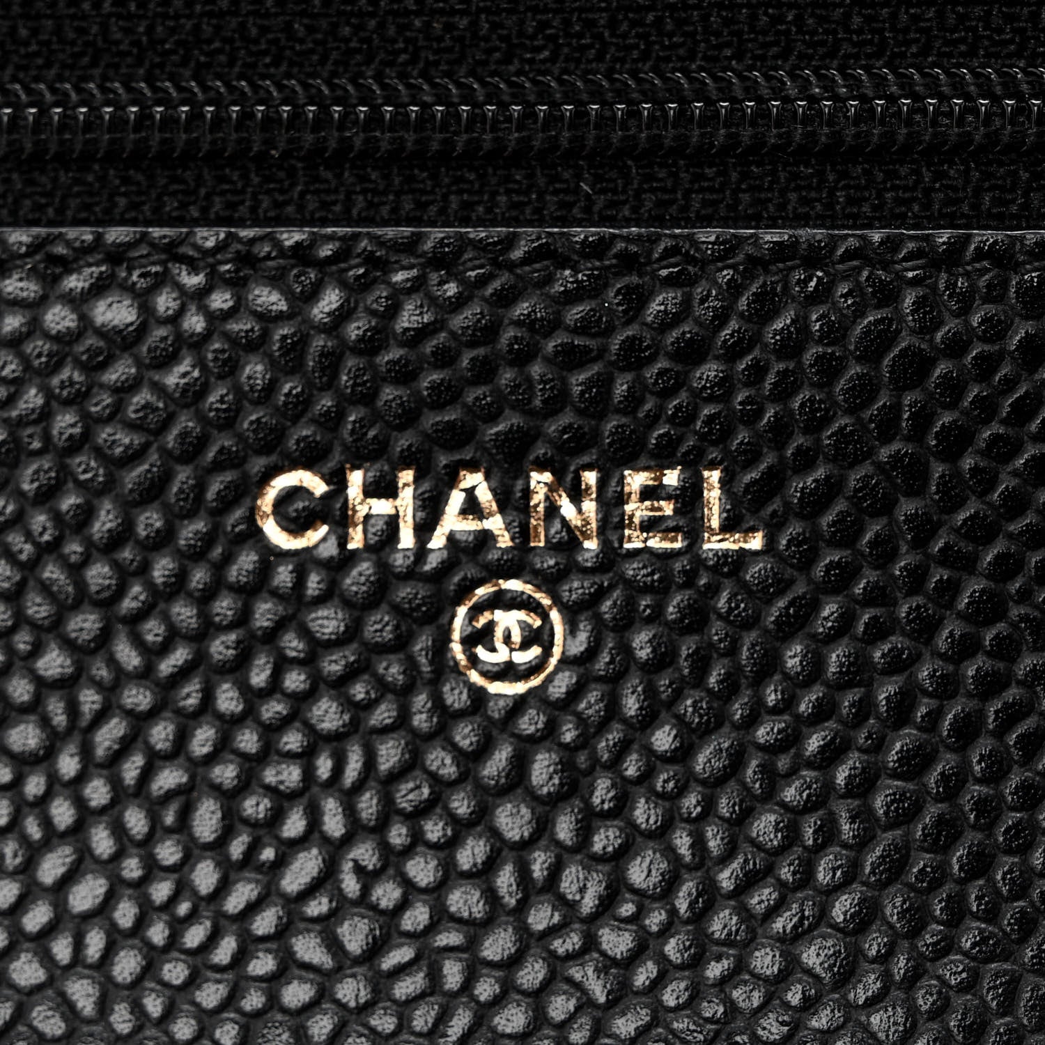 Chanel Caviar Quilted Wallet on Chain WOC Black 6 of 11