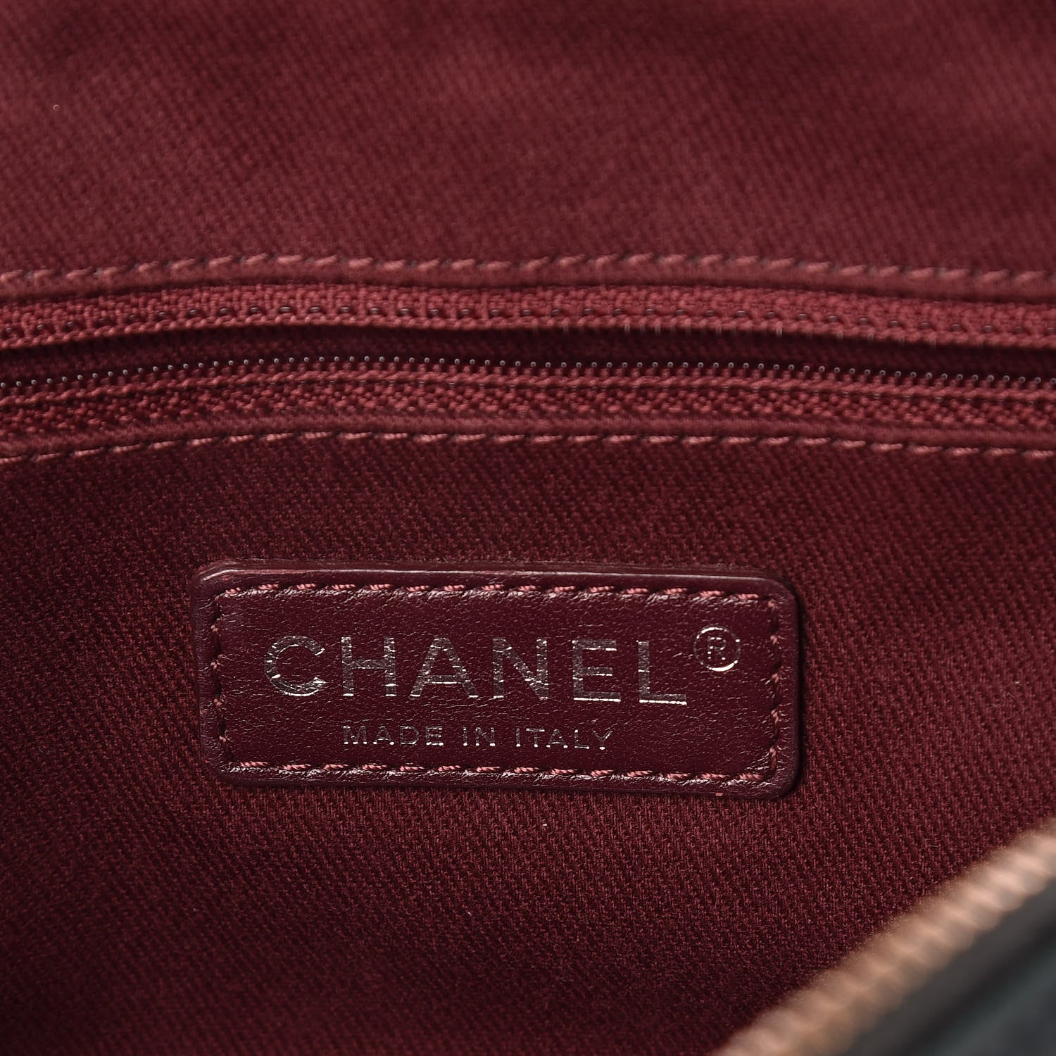 Chanel Glazed Calfskin Quilted Medium Duo Color Flap Dark Green 6 of 9