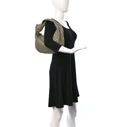 Bottega Veneta Nappa Intrecciato Teen Jodie Hobo Travertine 2 of 9