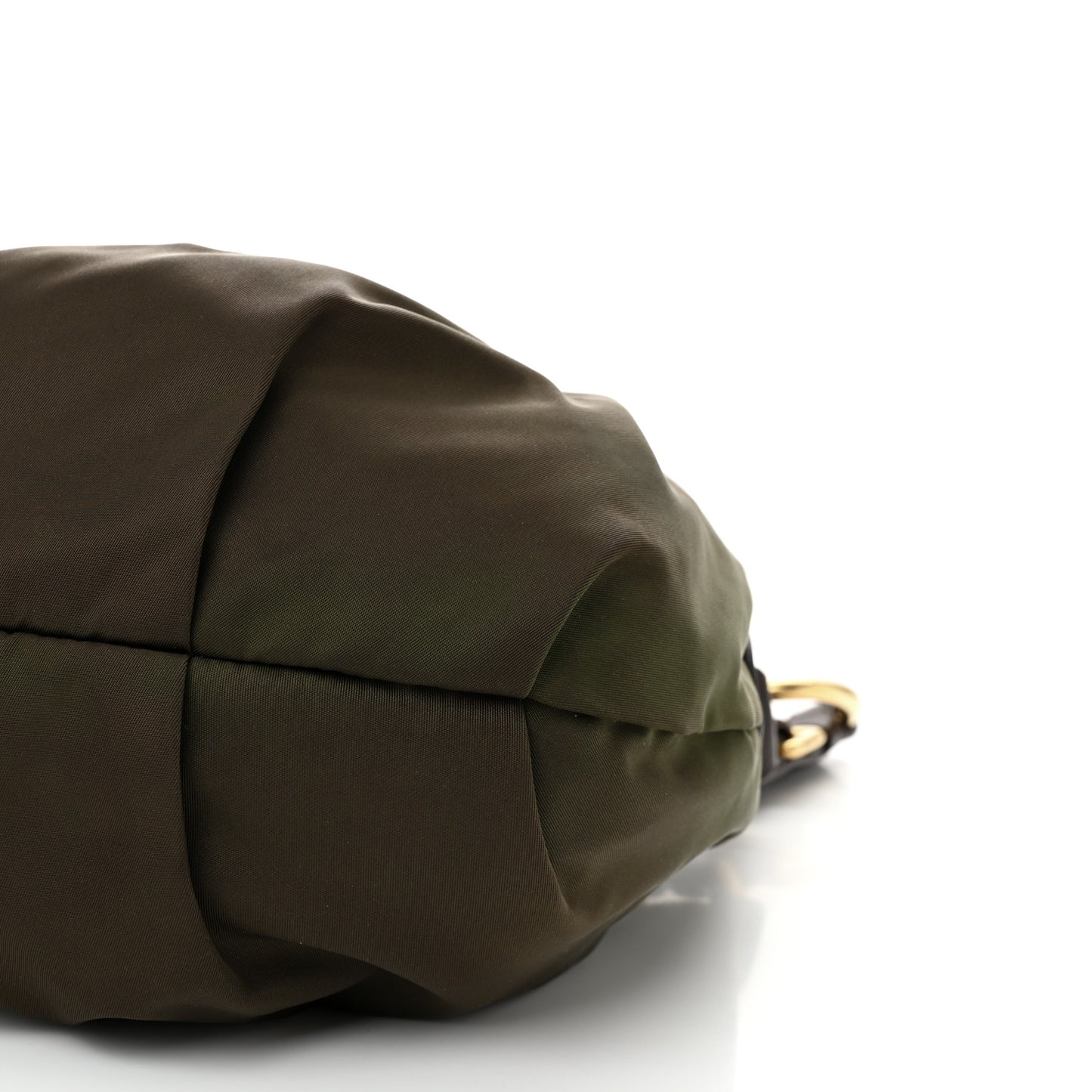 Tessuto Nylon Vitello Daino Hobo Bruciato