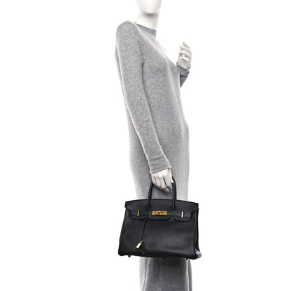 Hermes Epsom BIRKIN 30 Black 2 of 14