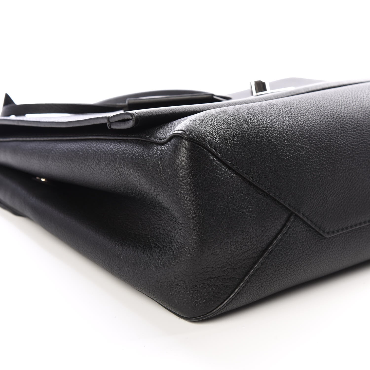 Louis Vuitton Soft Calfskin Lockme II Top Handle Black 5 of 8