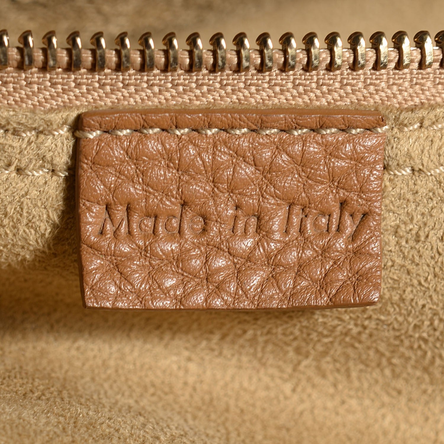 Celine Pebbled Calfskin Mini Luggage Camel 8 of 9