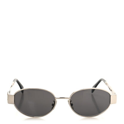 Celine Metal Triomphe 01 Sunglasses CL40235U Silver Black 2 of 8