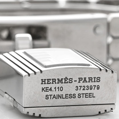 Hermes Stainless Steel 16mm Kelly Quartz Watch 3 of 4