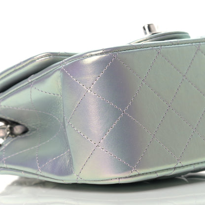 Chanel Iridescent Lambskin Quilted Mini Square Flap Light Purple 8 of 11