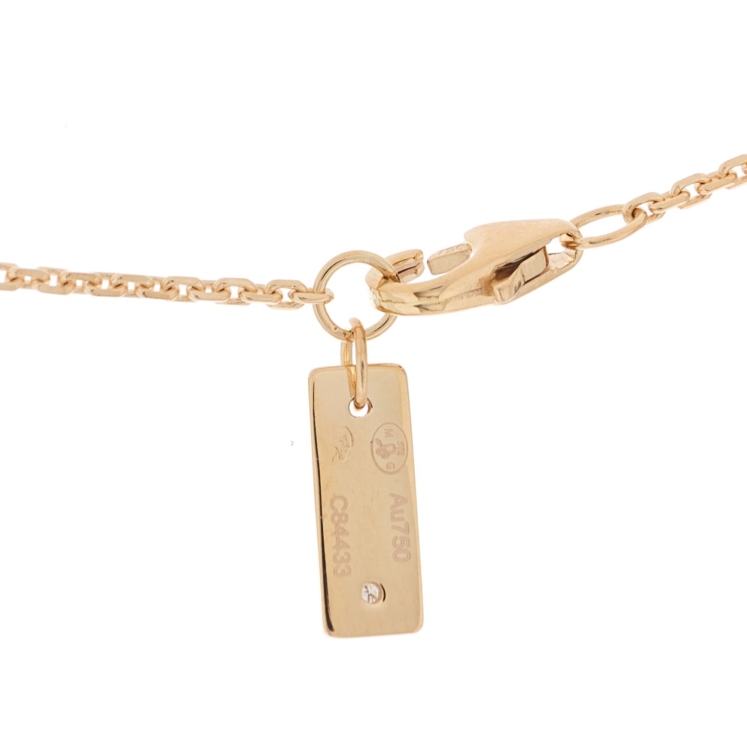 Messika 18K Rose Gold Diamond Baby Move Classic Pave Necklace 5 of 7