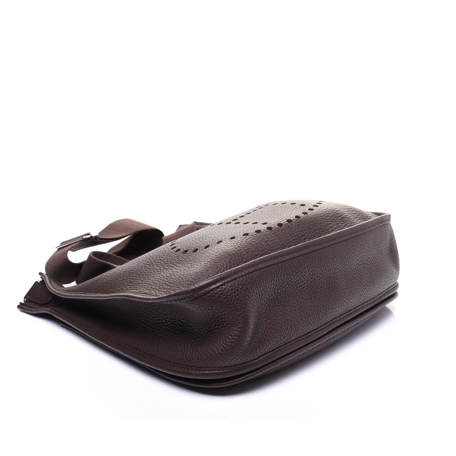 Hermes Taurillon Clemence Evelyne III GM Chocolate 4 of 11