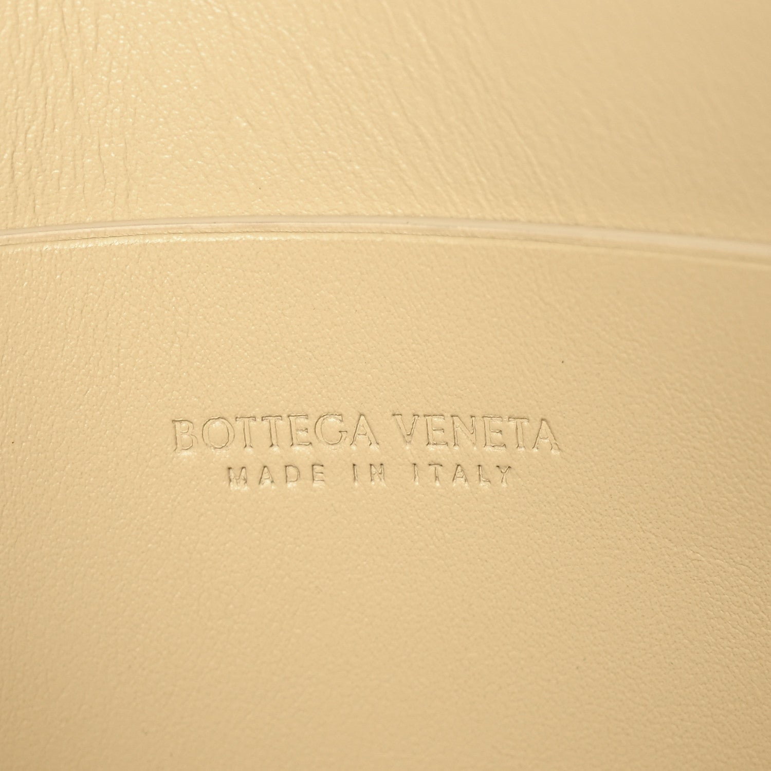 Bottega Veneta Nappa Maxi Intrecciato Medium Cassette Flat Zip Pouch Porridge 5 of 5