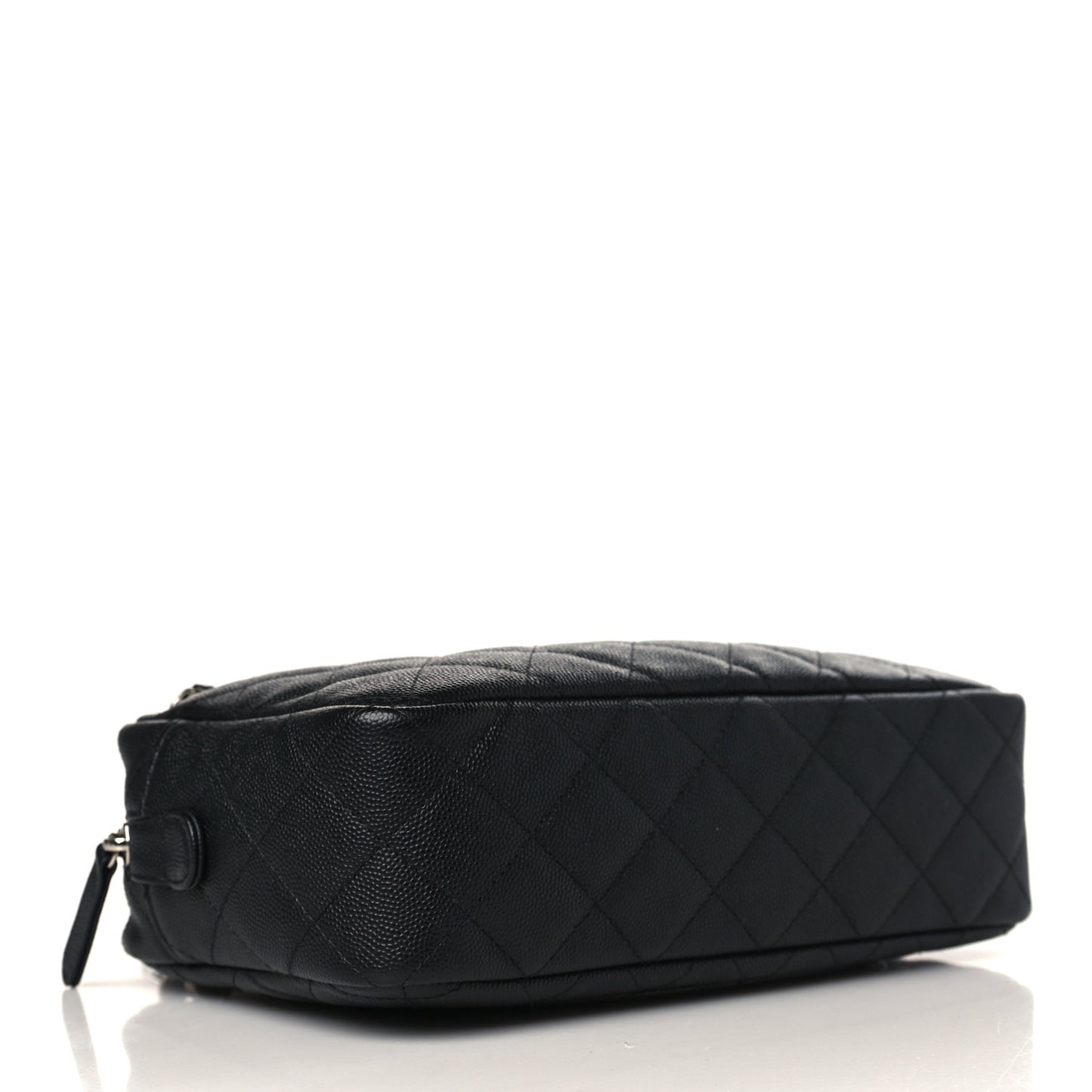 Caviar Quilted Camera Case Black
