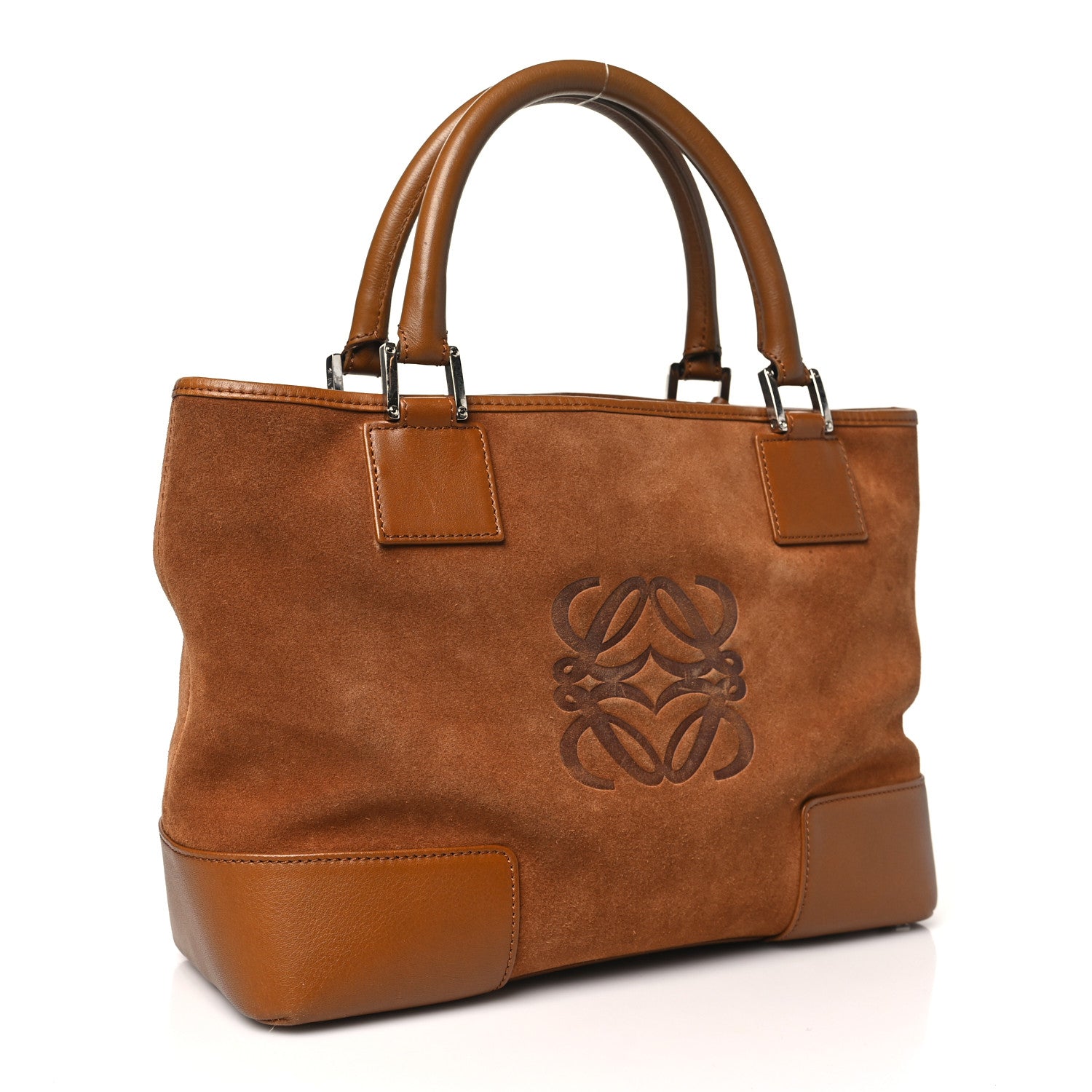 Loewe Suede Calfskin Amazona Brown 3 of 13