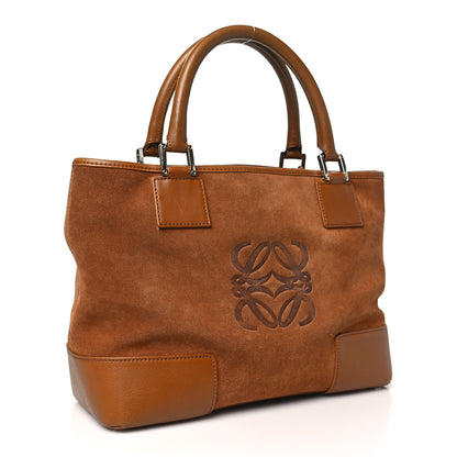 Loewe Suede Calfskin Amazona Brown 3 of 13