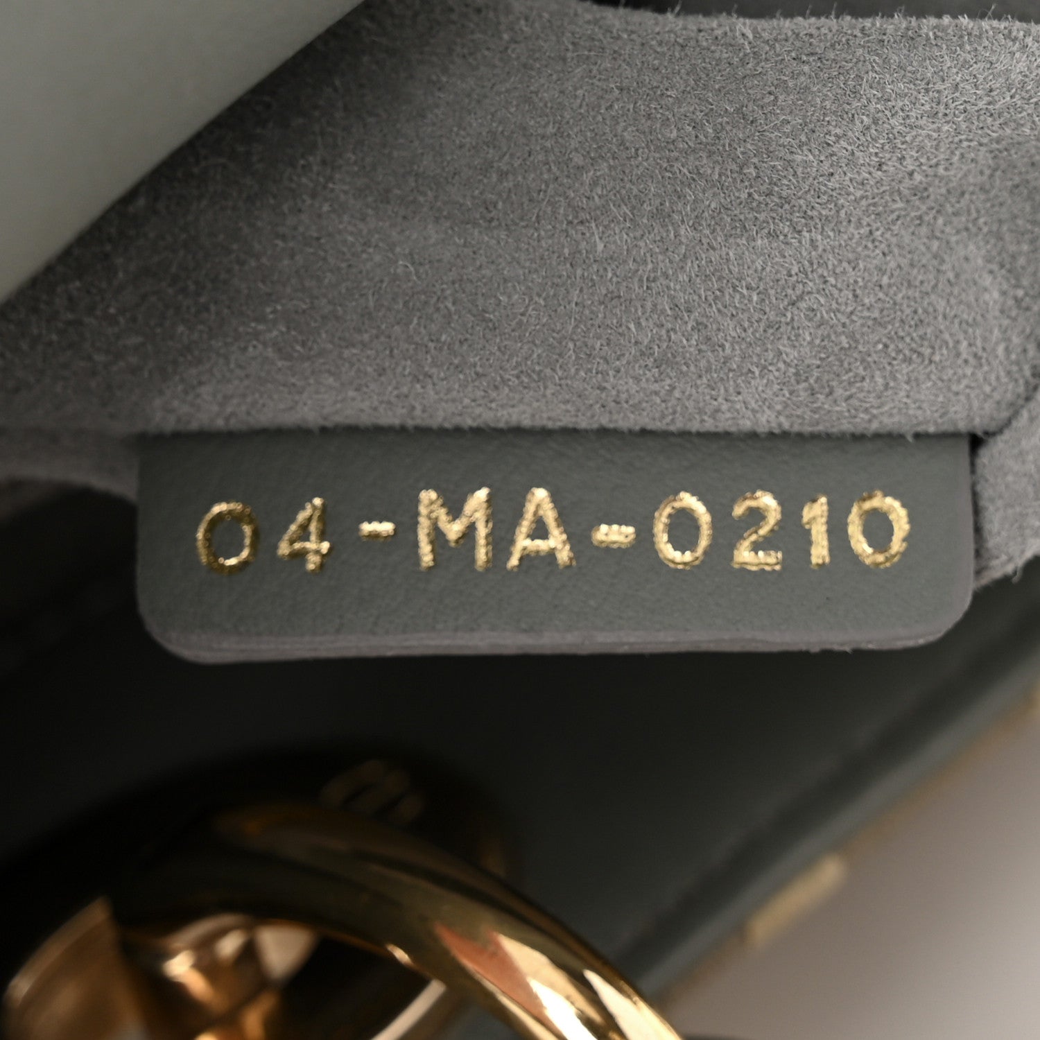 Christian Dior Suede Beaded Ribbon Mini Lady Dior Grey 7 of 10