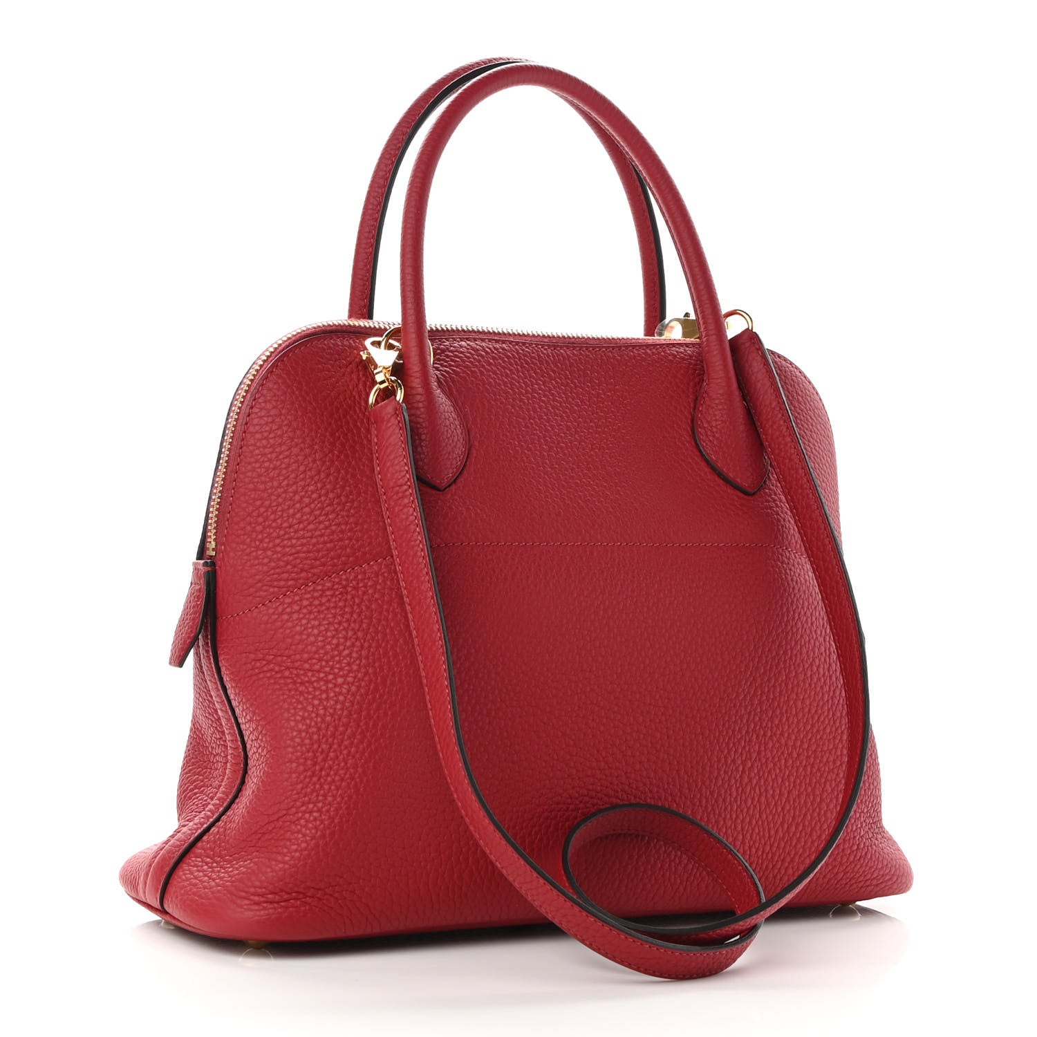 Hermes Taurillon Clemence Bolide 31 Rouge Grenat 3 of 9