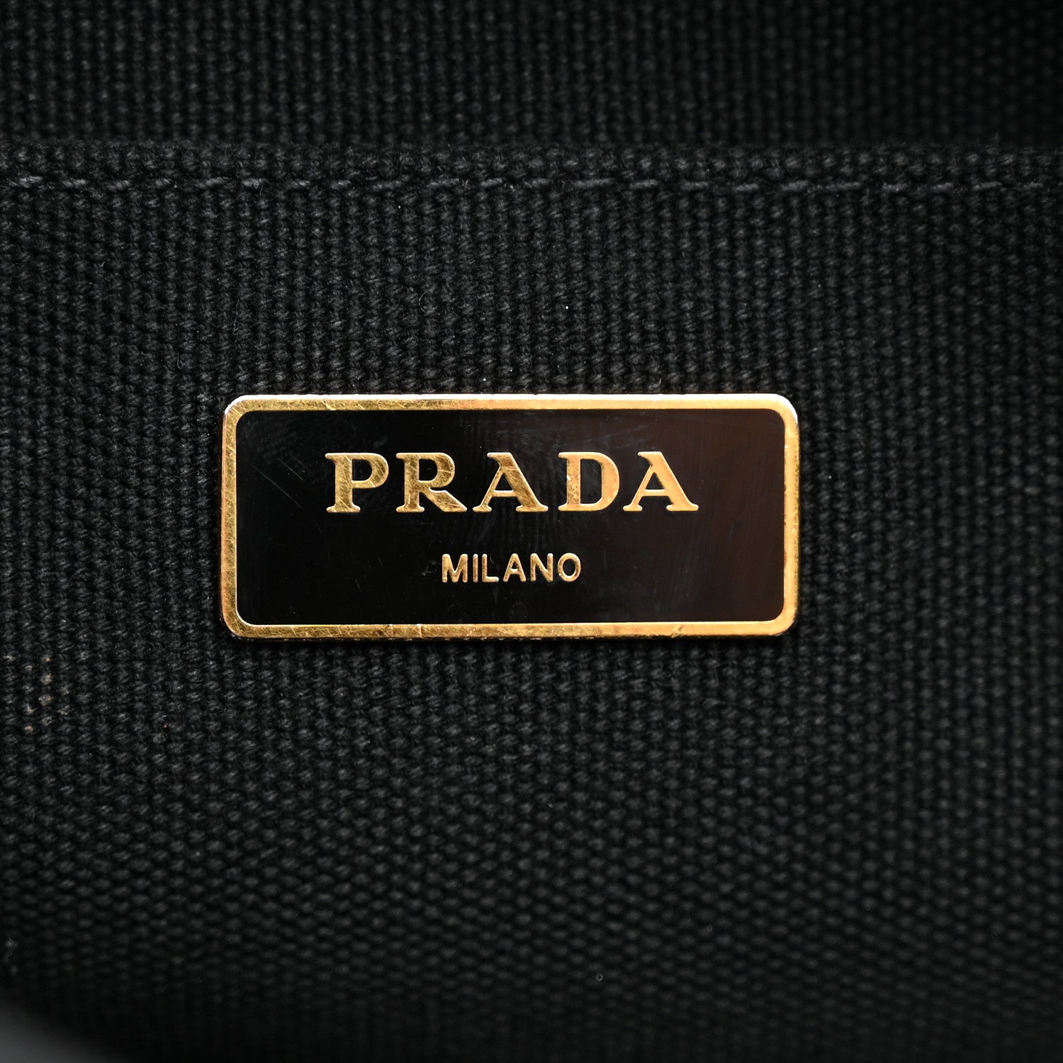 Prada Canapa Logo Tote Black 6 of 10