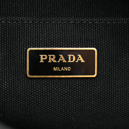 Prada Canapa Logo Tote Black 6 of 10
