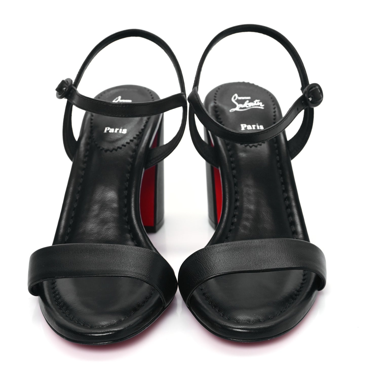 Nappa Miss Jane 85 Sandal 38 Black