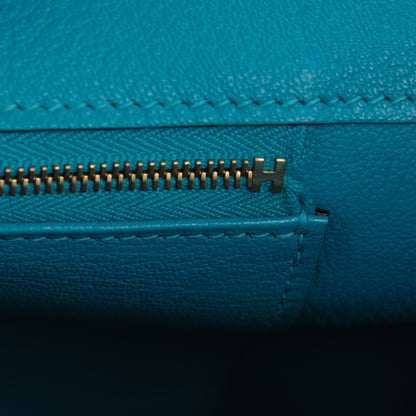 Hermes Togo Birkin 35 Turquoise 11 of 23