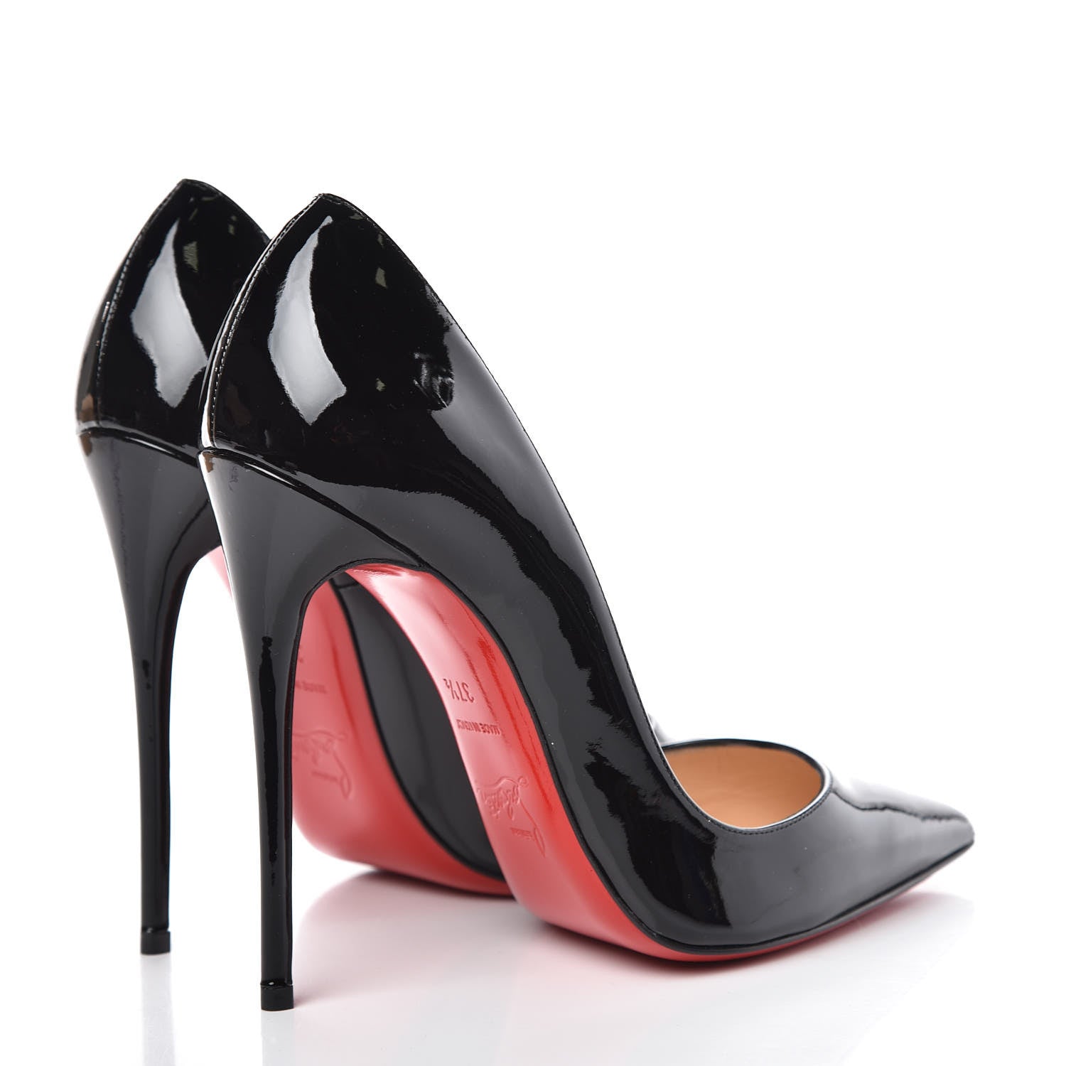 Christian Louboutin Patent So Kate 120 Pumps 37.5 Black 4 of 8