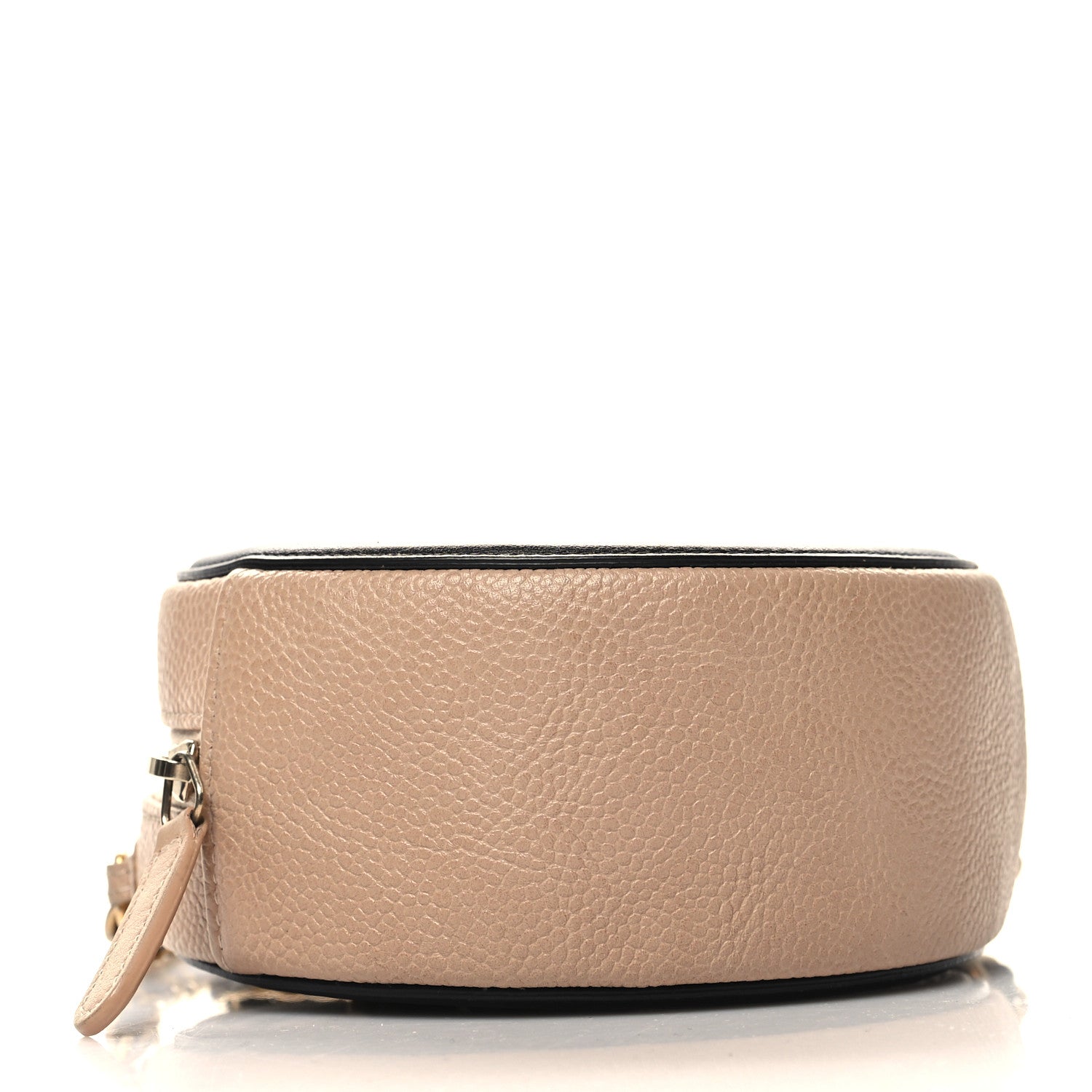 Chanel Caviar Quilted Round Filigree Crossbody Beige Black 4 of 11