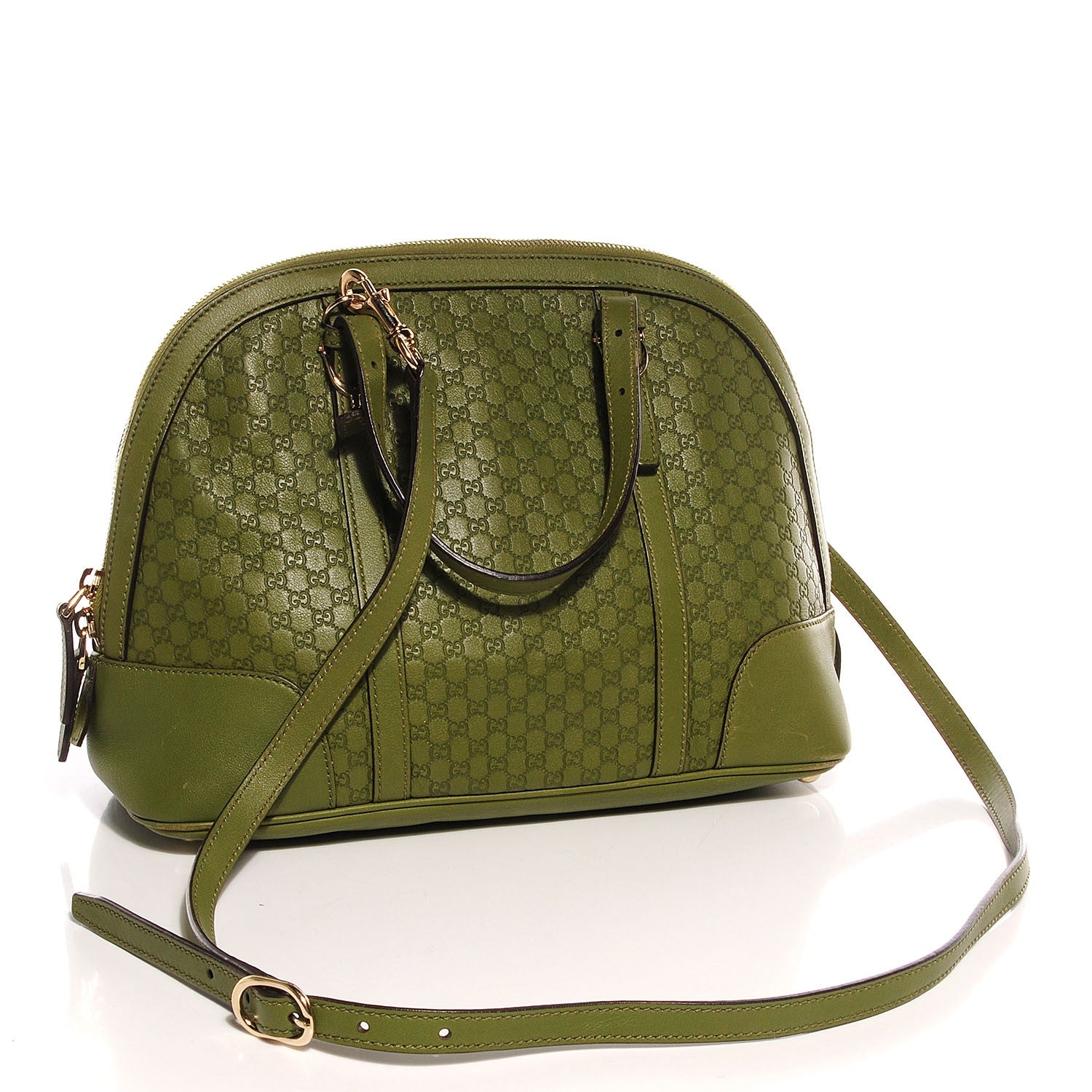 Gucci Microguccissima Small Nice Top Handle Bag Green 3 of 9