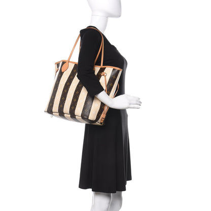 Louis Vuitton Monogram Rayures Neverfull MM 2 of 9