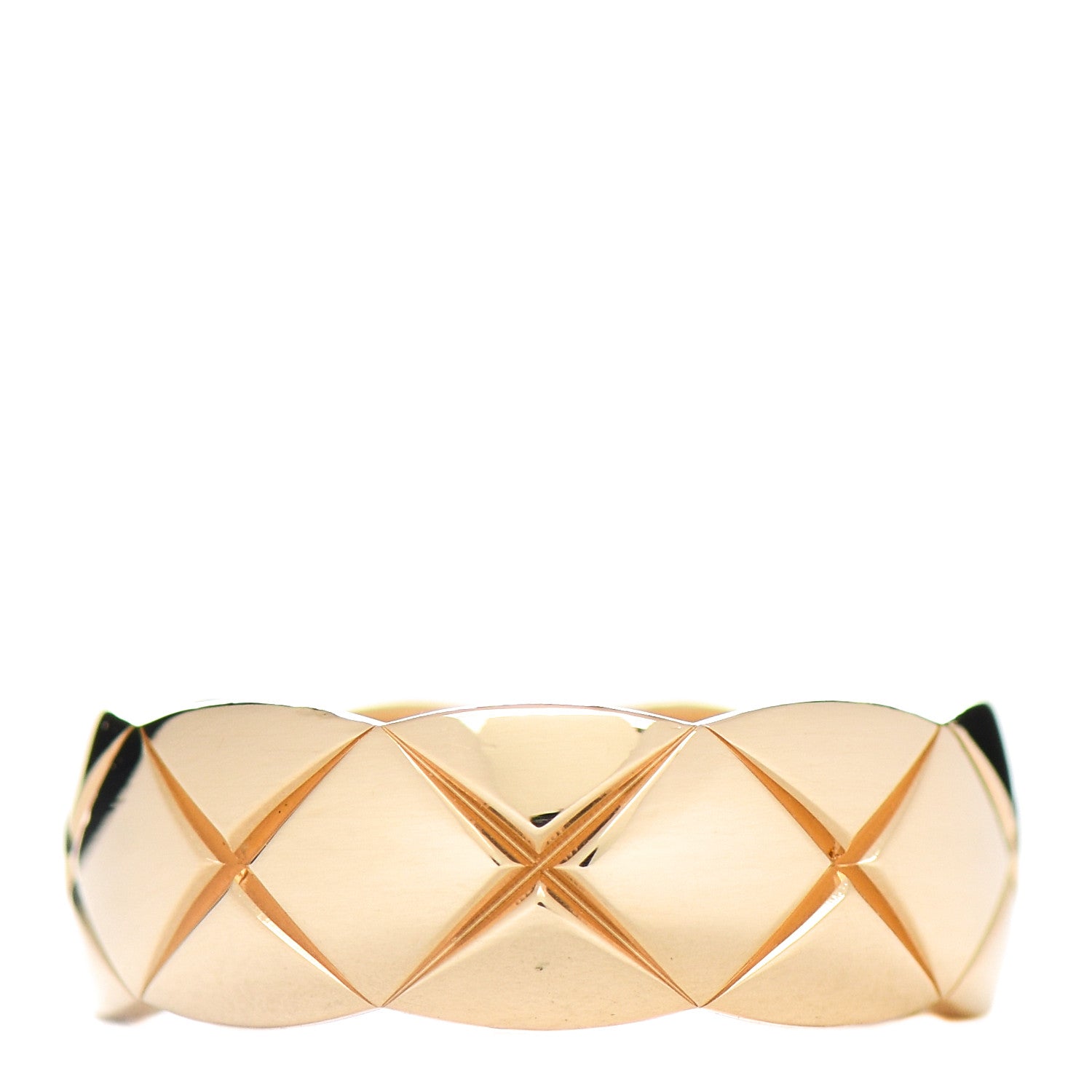 Chanel 18K Yellow Gold Small Coco Crush Ring 50 5.5 3 of 4