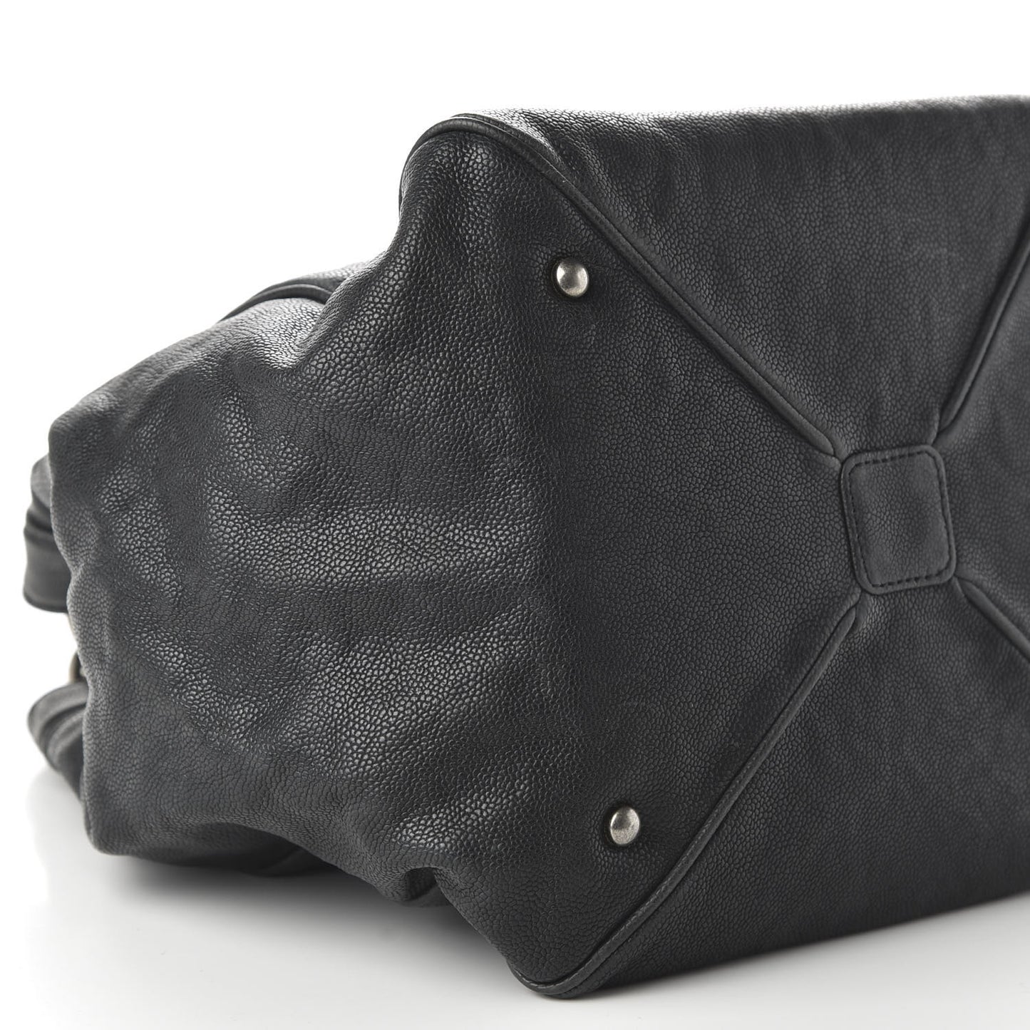 Distressed Caviar Outdoor Ligne Tote Black